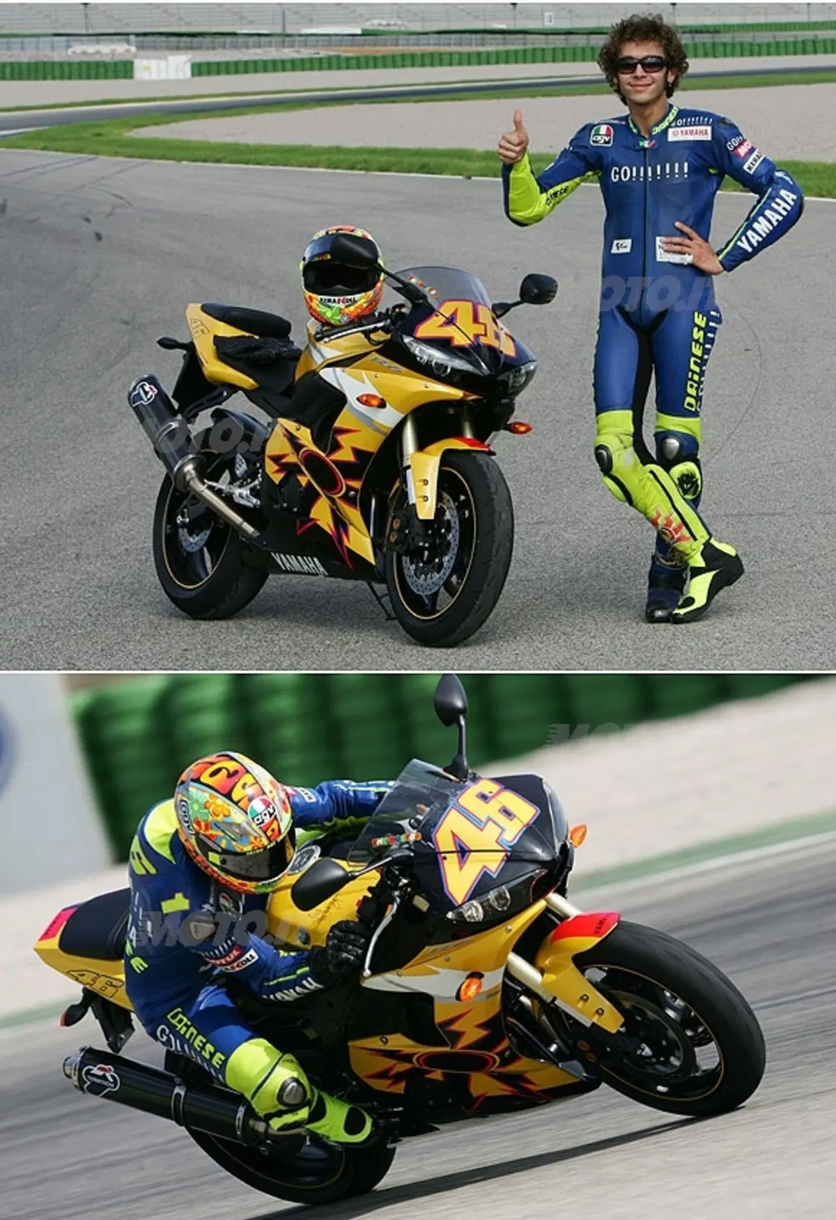 Nuova YZF-R6, liscia o...Valentino Rossi