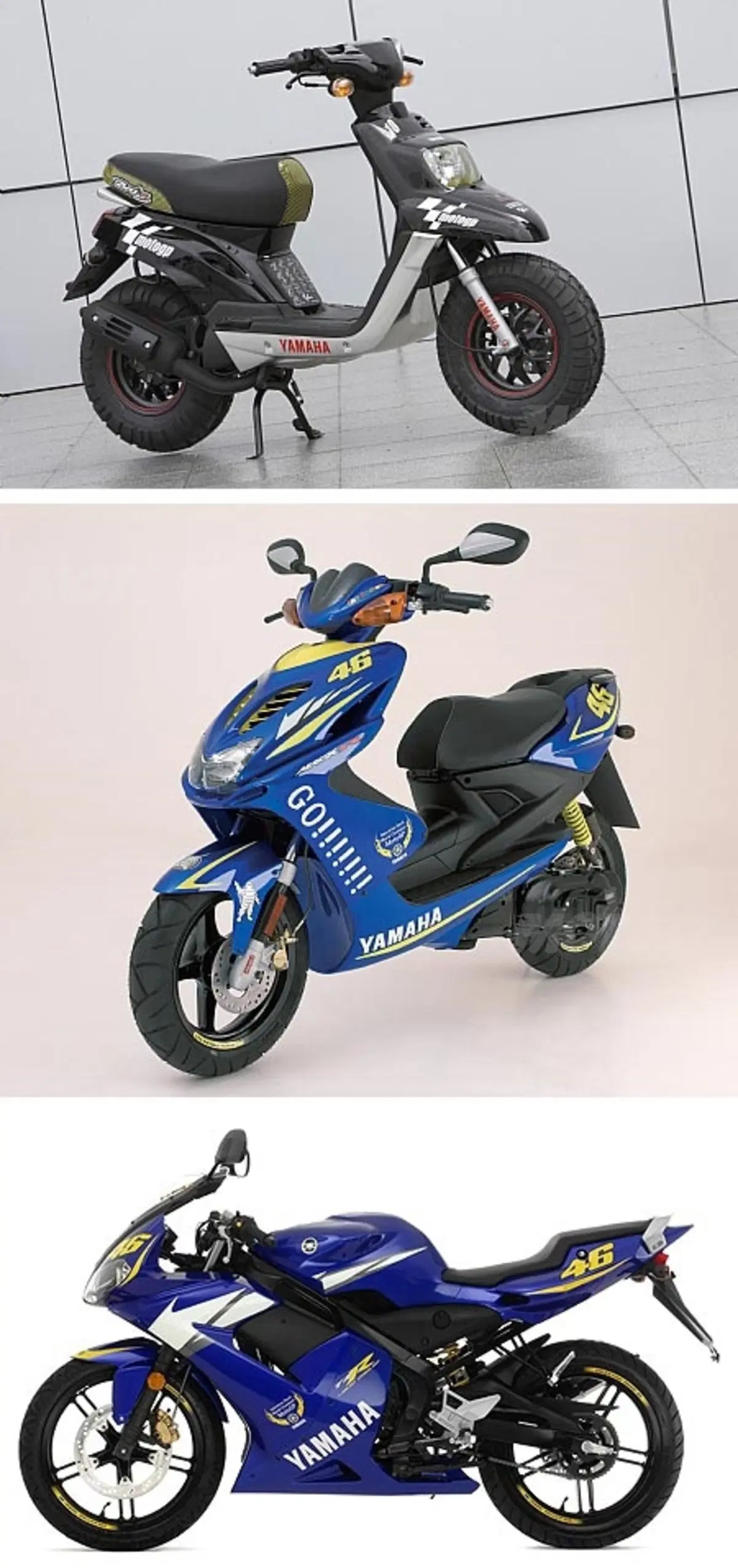 Tre nuovi modelli Replica da 50cc per celebrare la vittoria Yamaha nella MotoGP