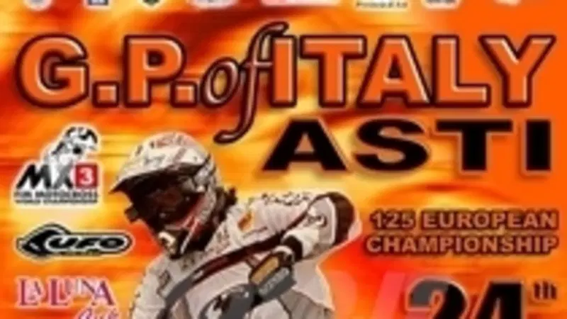G.P. d'Italia classe MX3 e Campionato Europeo 125, Asti 22/23 aprile