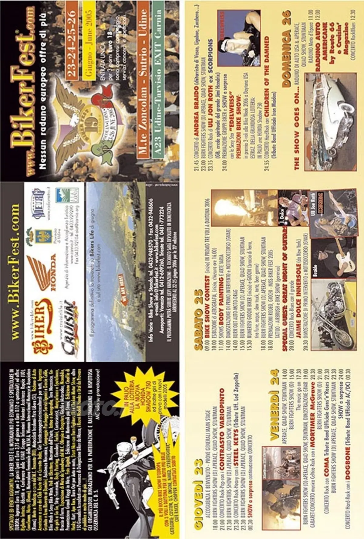 19° Biker Fest, 23-26 giugno. Si aprono le iscrizioni