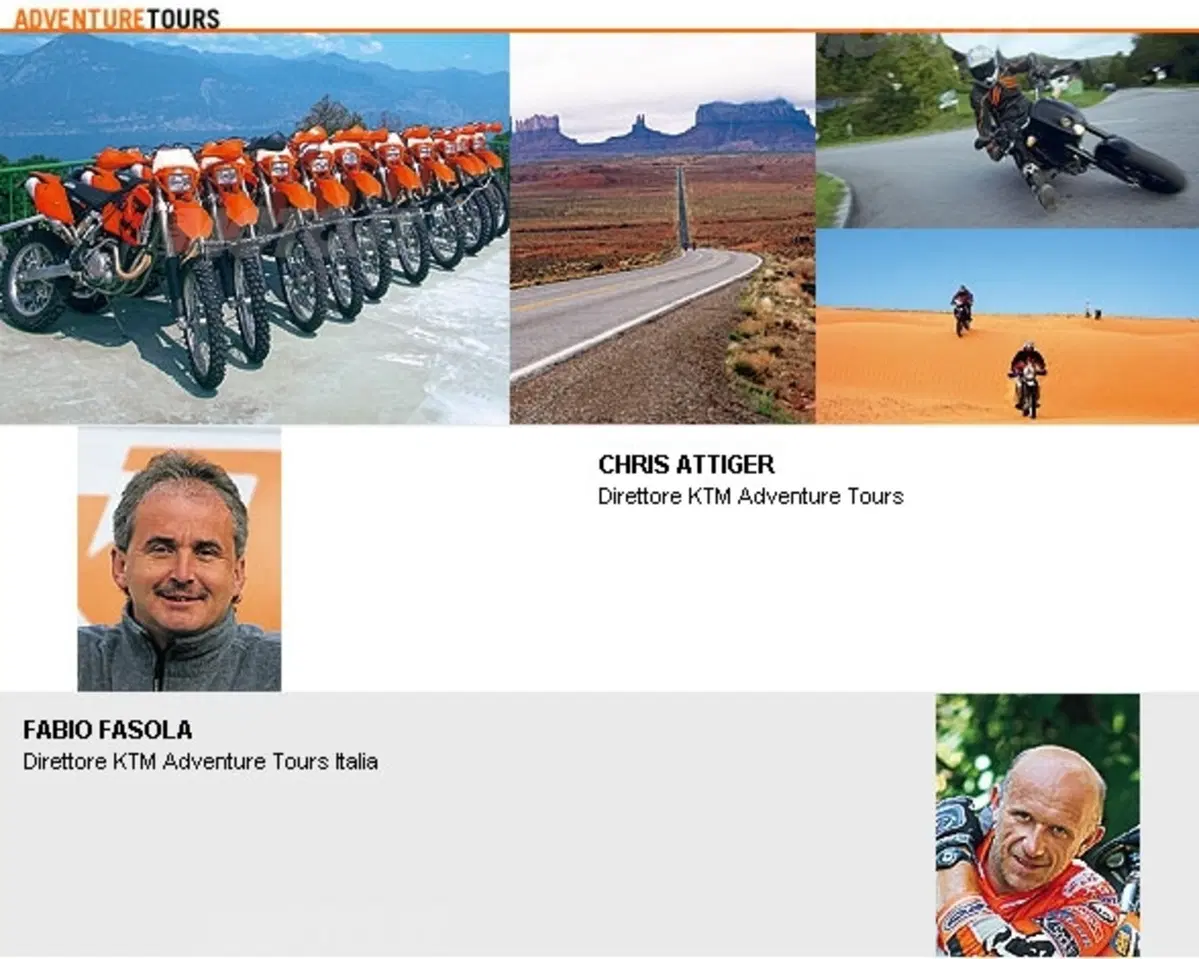 Presentata a Milano la KTM Adventure Tours, dal felice connubio di KTM e Fasola School