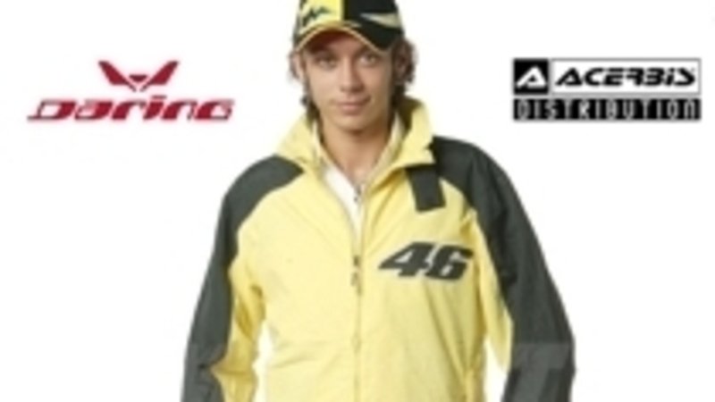 Il merchandising ufficiale di Valentino Rossi sar&agrave; distribuito da Acerbis