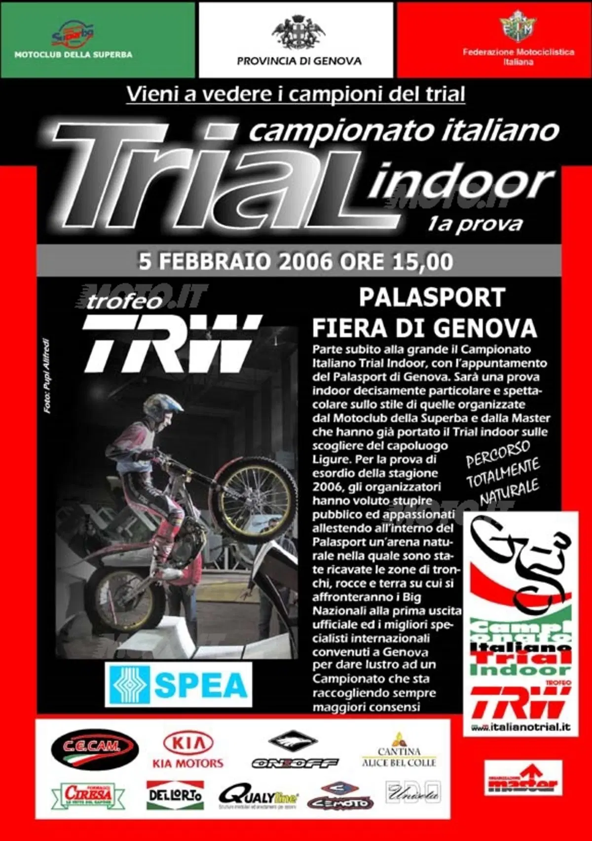 Prima prova del Campionato Italiano Indoor, domenica a Genova