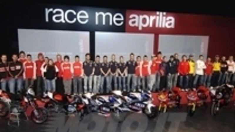 Presentazione a Milano della squadra corse Aprilia