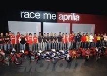 Presentazione a Milano della squadra corse Aprilia