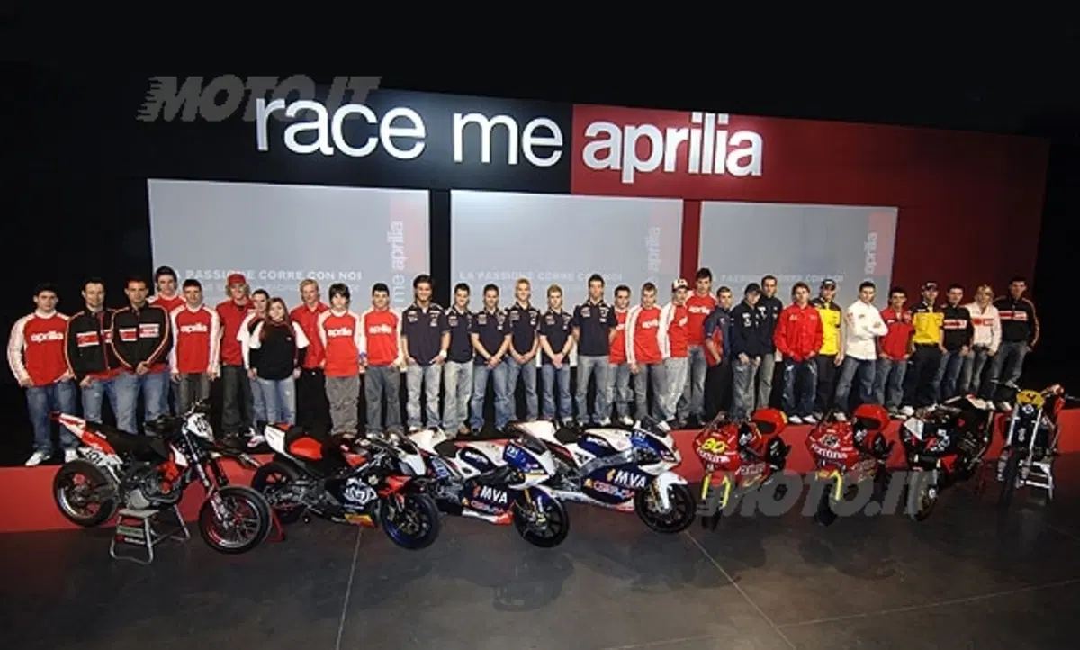 Presentazione a Milano della squadra corse Aprilia