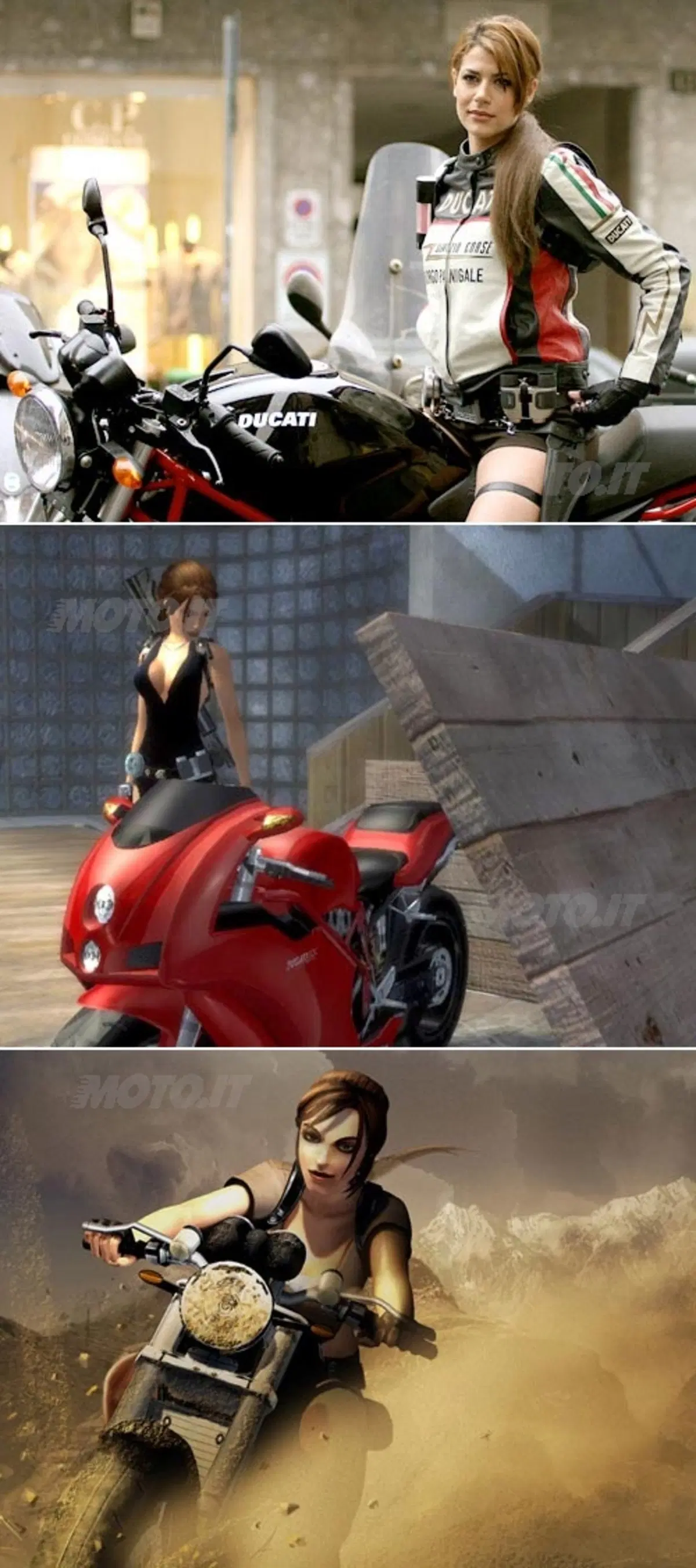 Due Ducati nel nuovo episodio del gioco Tomb Raider