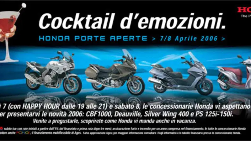 Happy Hour presso i concessionari Honda il 7 e 8 aprile