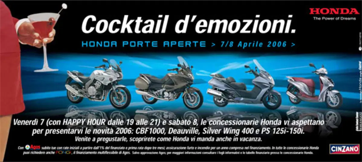 Happy Hour presso i concessionari Honda il 7 e 8 aprile