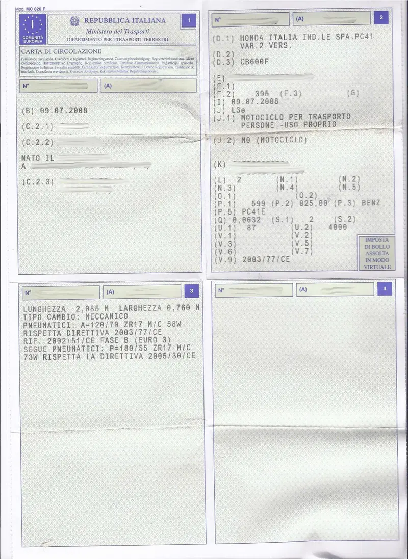 Ricordatevi di portare documenti e targhe al centro demolizioni!