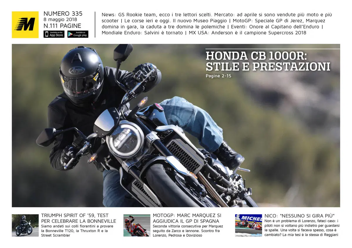 Magazine n&deg; 335, scarica e leggi il meglio di Moto.it 