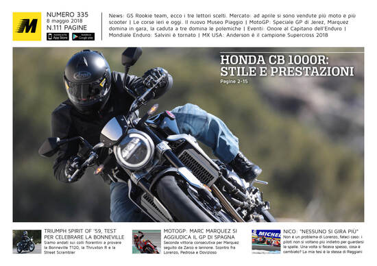 Magazine n° 335, scarica e leggi il meglio di Moto.it 