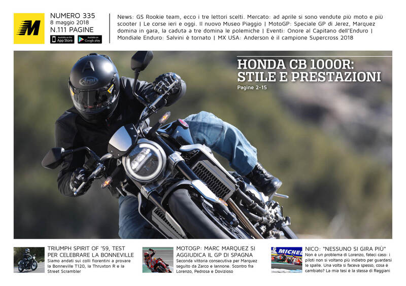 Magazine n&deg; 335, scarica e leggi il meglio di Moto.it 