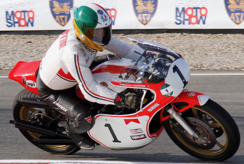 Giacomo Agostini, nella foto in alto Freddie Spencer. Saranno entrambi all&#039;Asimotoshow di Varano