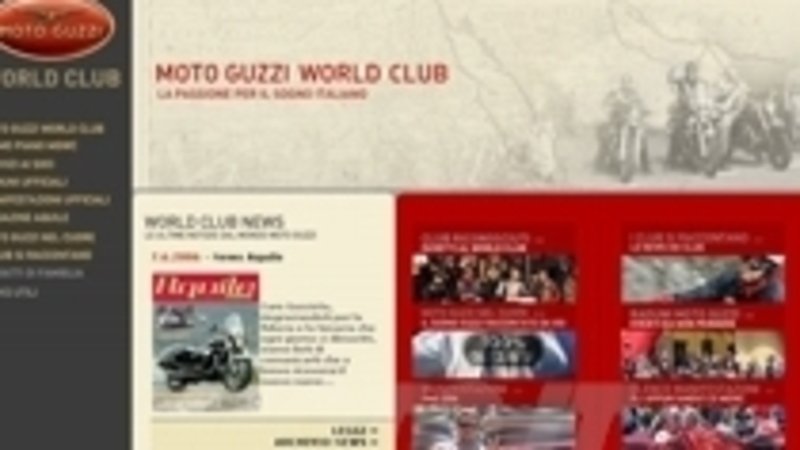 www.motoguzziworldclub.com online il nuovo sito del Club