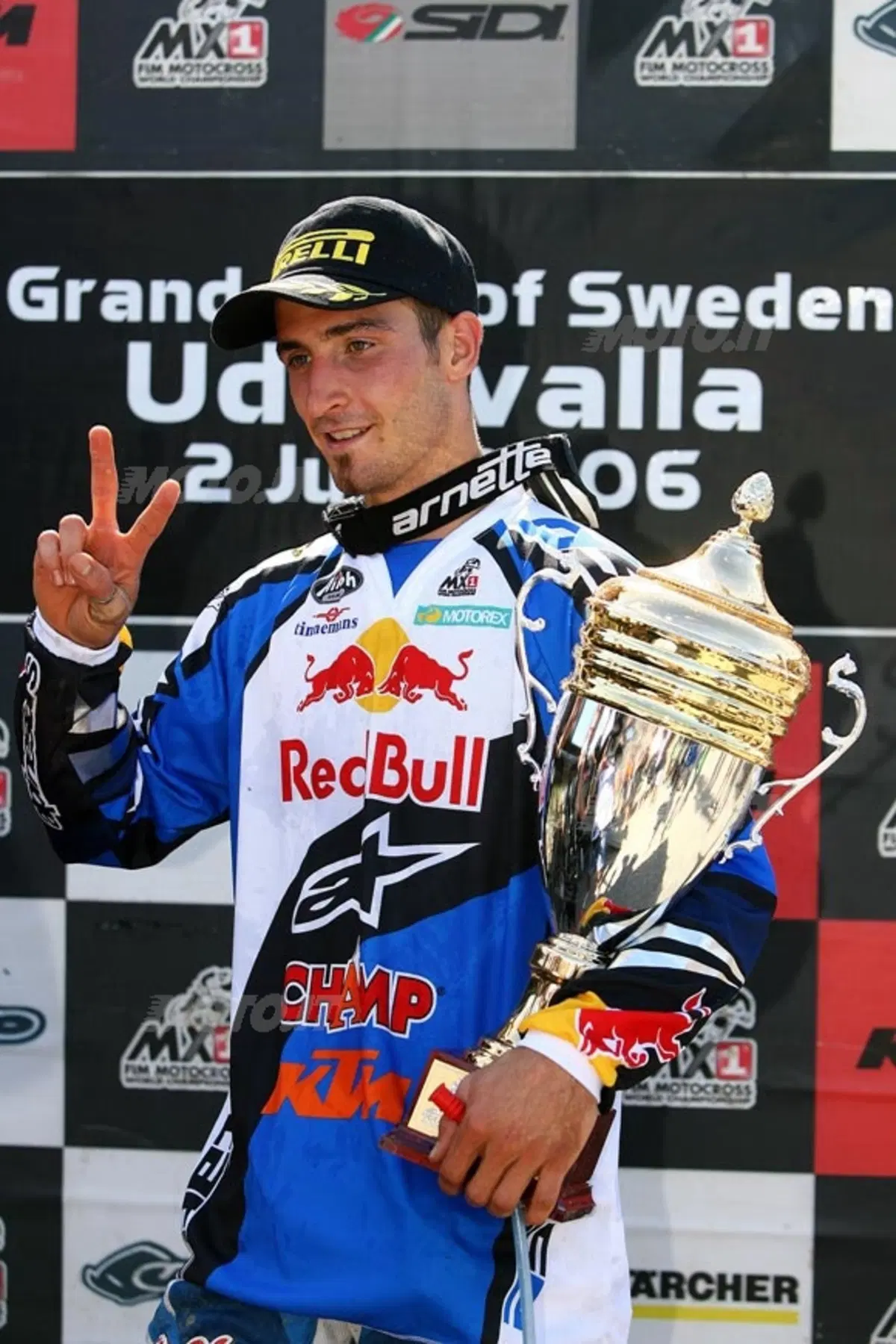 Uddevalla, Svezia, 9.a prova Campionato del Mondo. Vincono ancora Everts (MX1) e Philippaerts (MX2)
