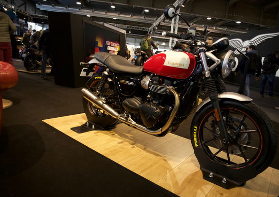 Triumph e Pirelli insieme a Motor Bike Expo con una Street Twin Special