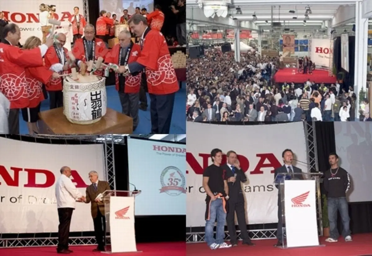 Ad Atessa per il 35simo anniversario della Honda Italia
