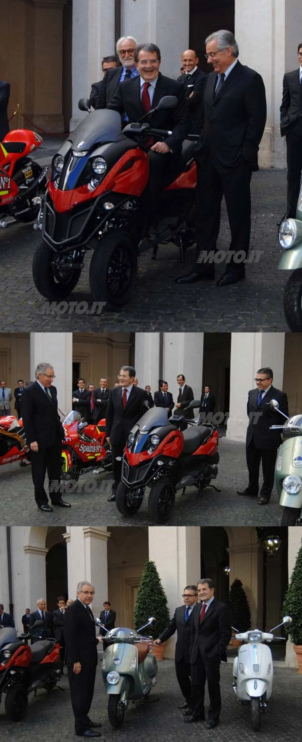 Incontro tra la Presidenza del Consiglio e i vertici del Gruppo Piaggio a Palazzo Chigi