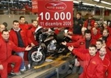 Moto Guzzi taglia il traguardo di 10.000 moto prodotte nel 2006