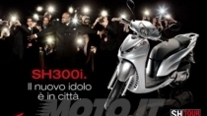 Prova l&#039;Honda SH300i e vinci Hollywood!