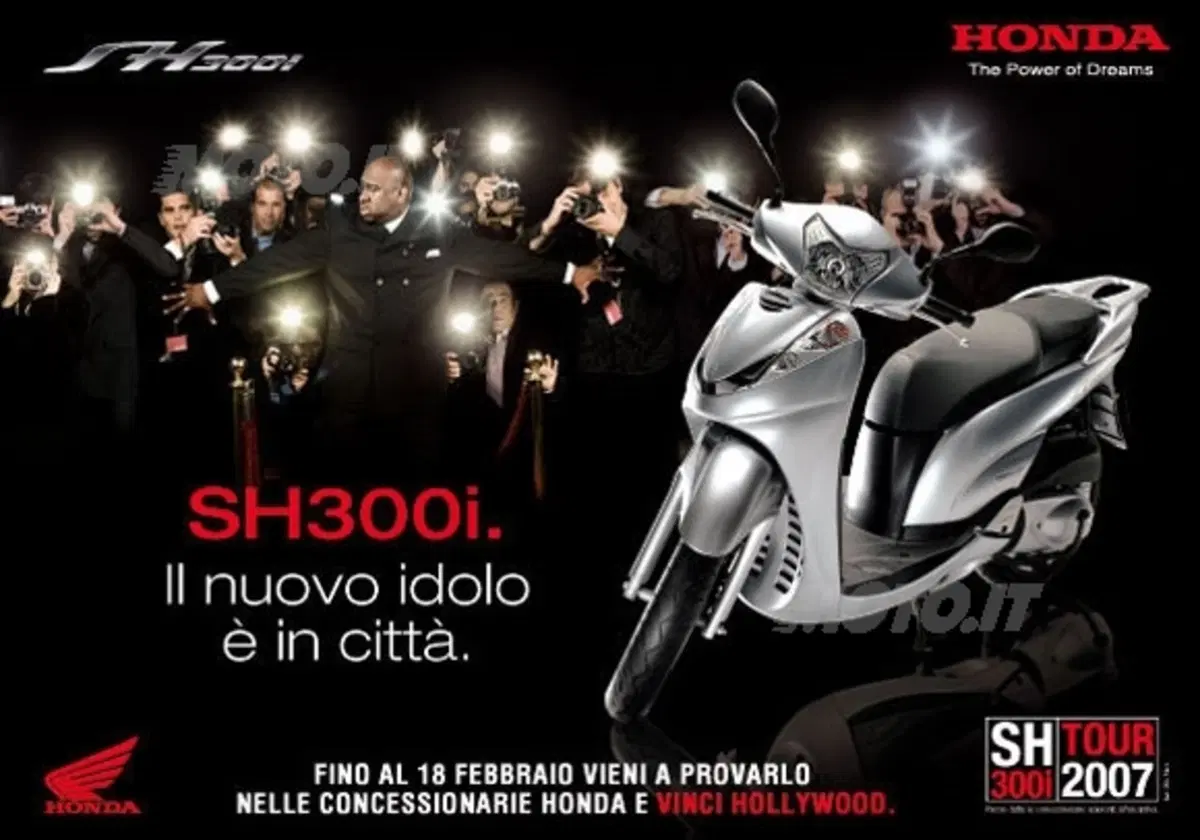 Prova l'Honda SH300i e vinci Hollywood!