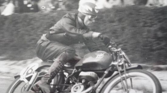 Finale Emilia 1950, con la MV 125 a due tempi