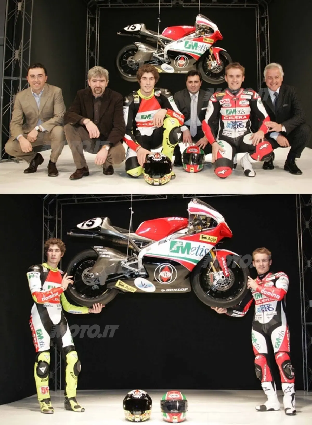 Presentata a Milano la squadra Gilera per il mondiale 250