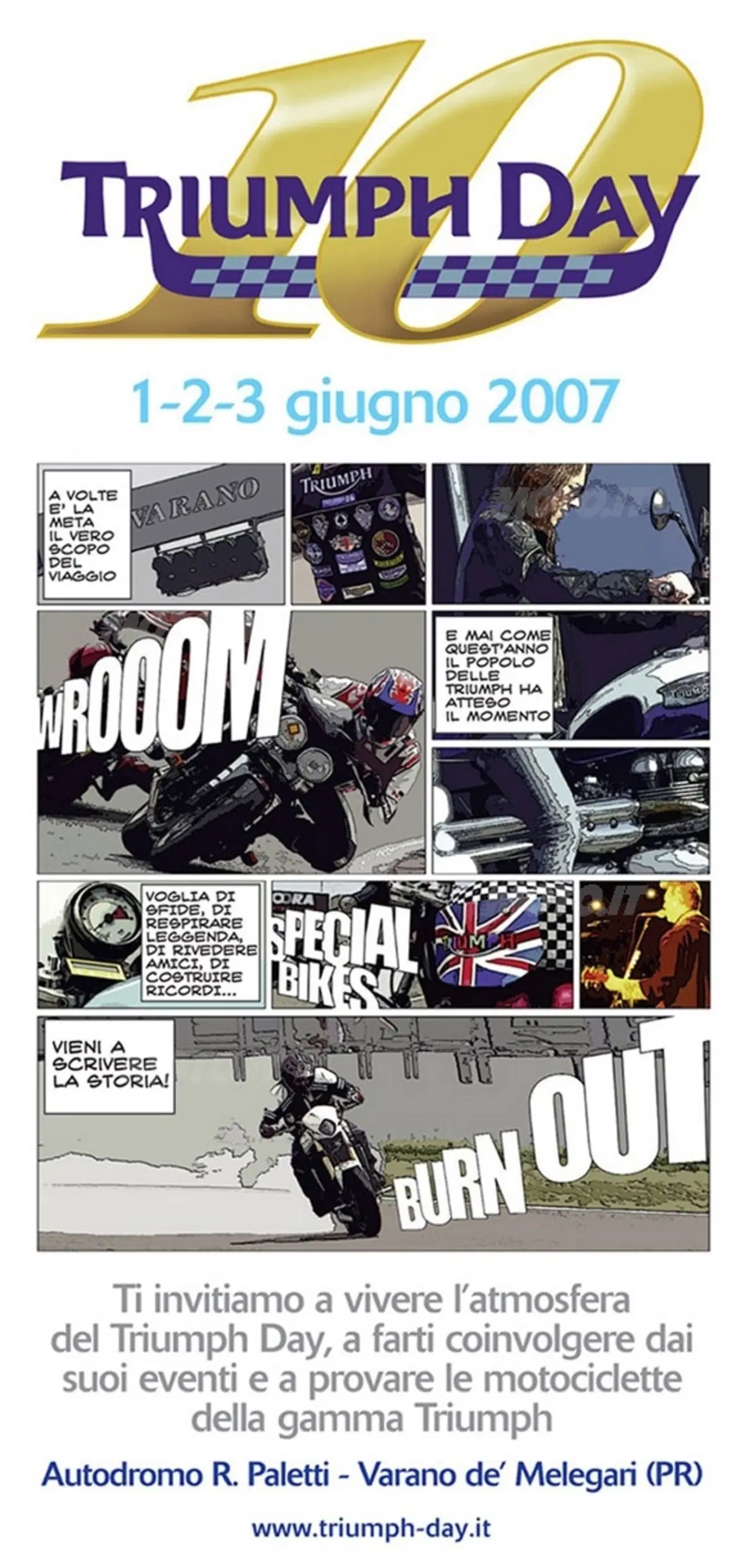 Triumph Day, 1-2-3 giugno