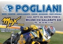 Sabato 30 giugno Max Biaggi ospite di Pogliani