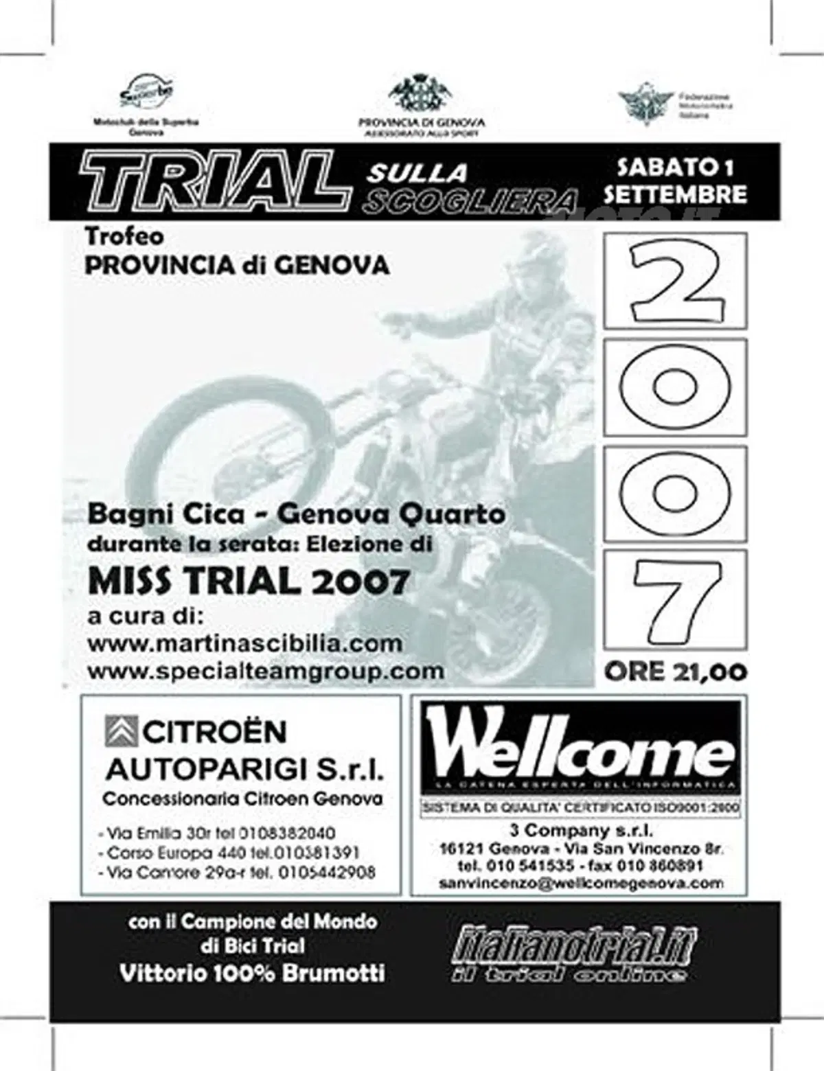 Quinta edizione del Trofeo Provincia di Genova