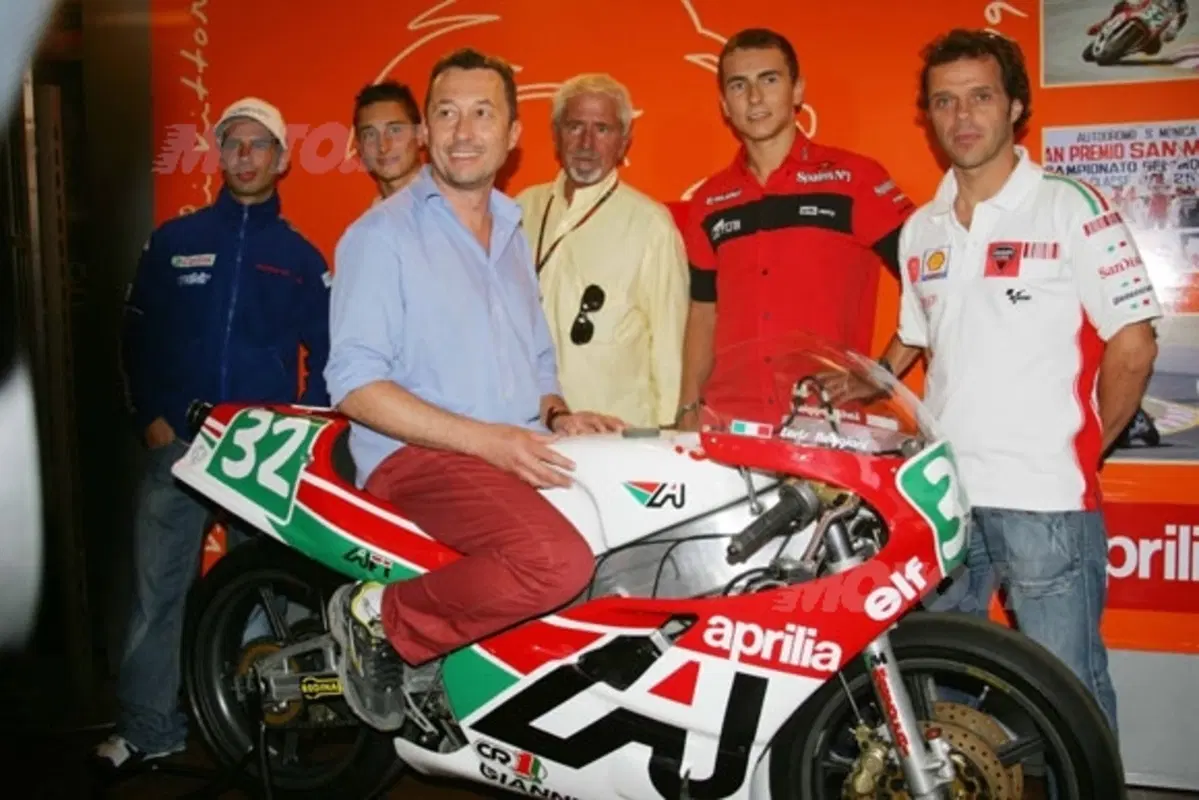 Aprilia festeggia i vent'anni trascorsi dalla prima vittoria nel Motomondiale