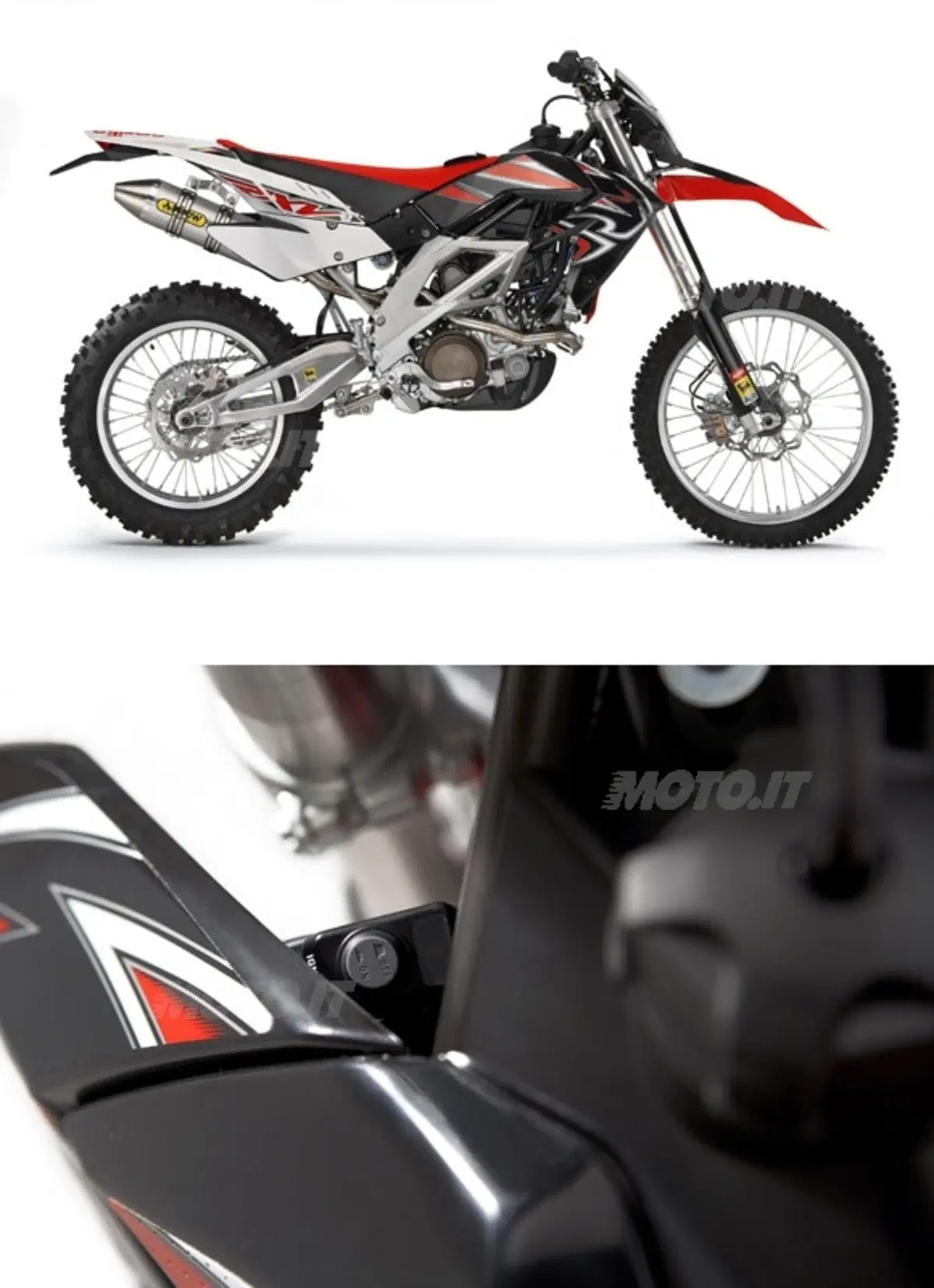 Aprilia presenta l'evoluzione di RXV 450 e 550 per l'anno 2008