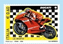 Poste Italiane dedica un francobollo Le moto a Ducati 