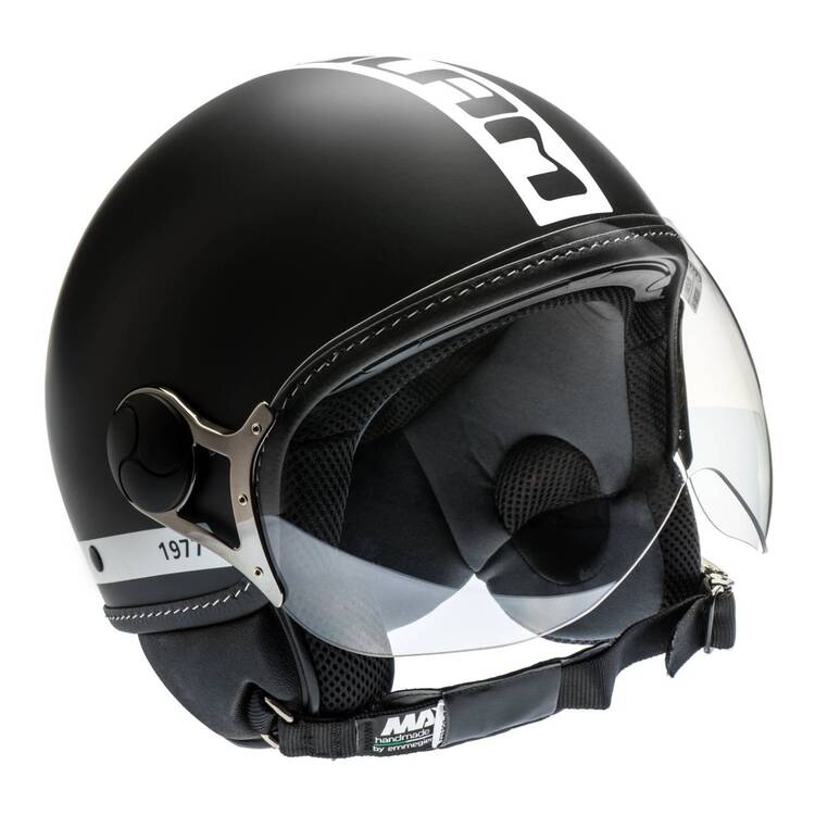 Casco Nero Opaco Motoglam First