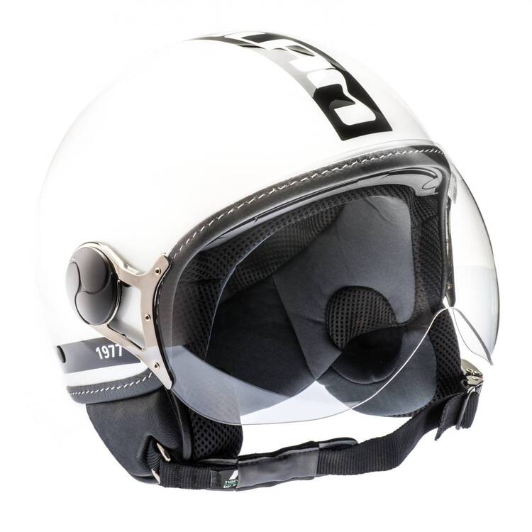 Casco Bianco Quarzo Motoglam First