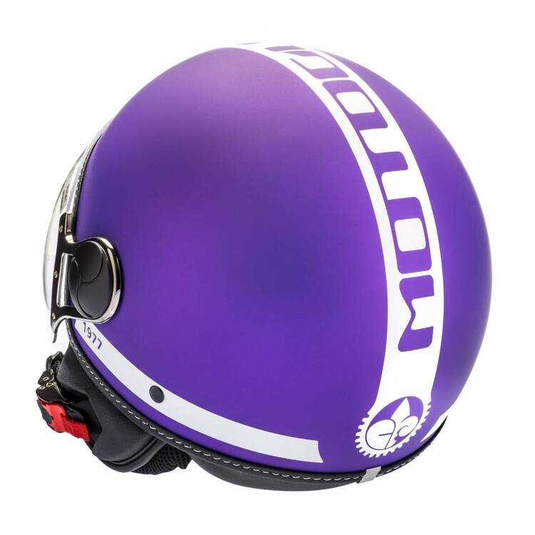 Casco Viola Opaco Motoglam First (2)