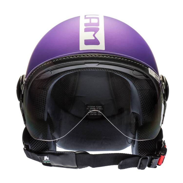 Casco Viola Opaco Motoglam First (5)