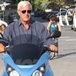 Marcello Lippi si gode l'MP3 250 Piaggio nella sua Viareggio