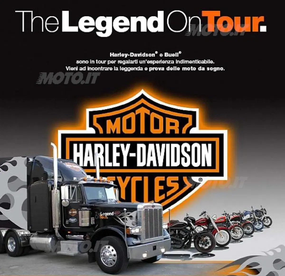 Il 4 e 5 ottobre Milano ospita la ventunesima tappa di 'Harley-Davidson The Legend On Tour 2008'