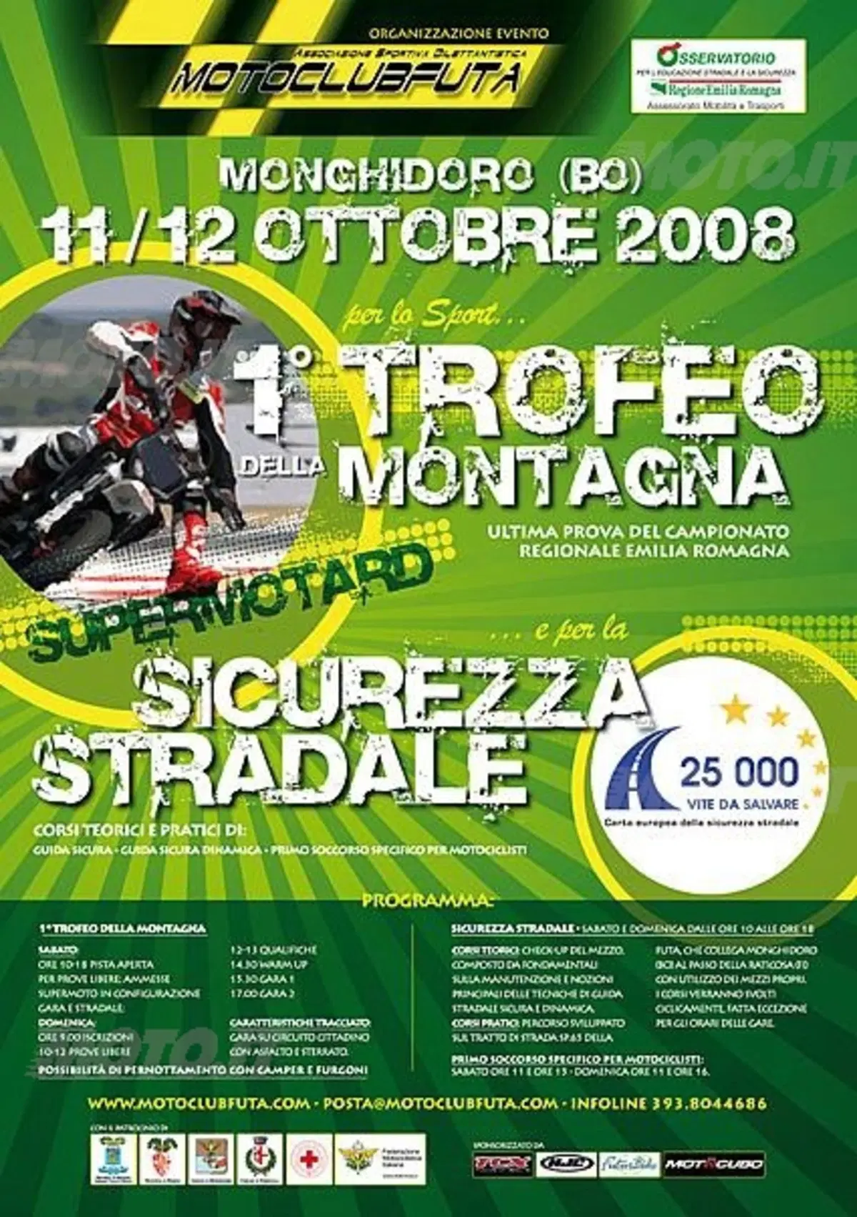 A Monghidoro nel weekend il Primo Trofeo della Montagna di Supermotard