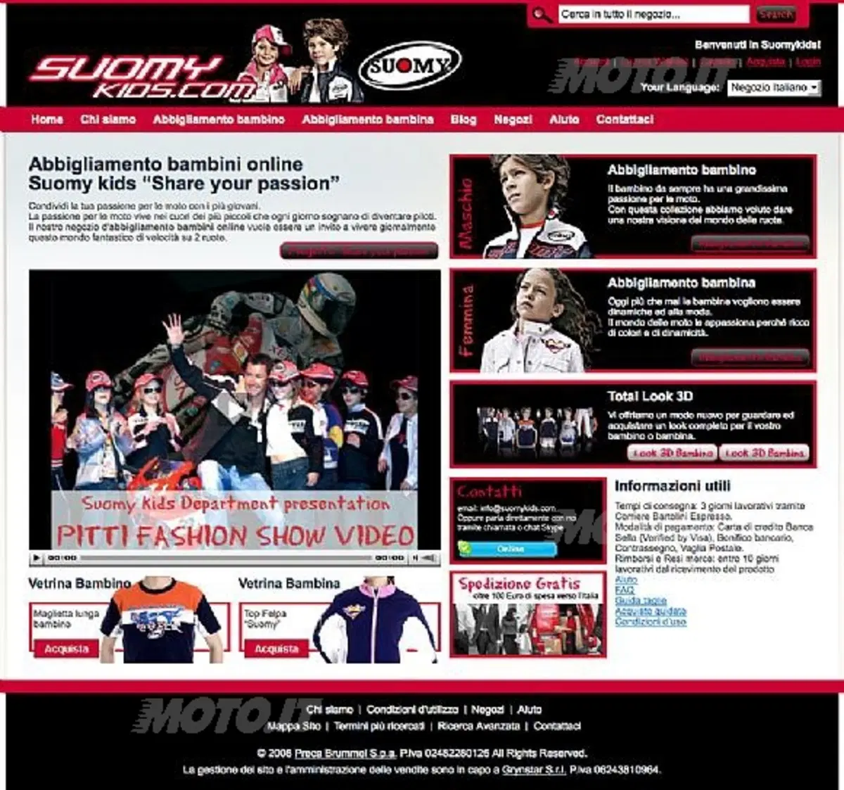 Dal mese di settembre è attivo il sito www.suomykids.com