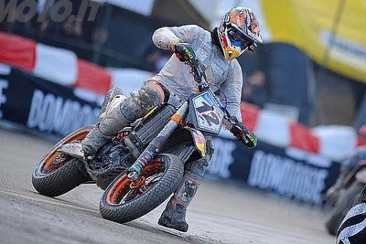 Boomboogie Supermotard, Bernd Hiemer secondo nella finalissima all'americana, Stefan Everts primo ne (2)
