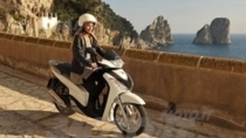 Parata di stelle a Capri per il nuovissimo Honda SHi