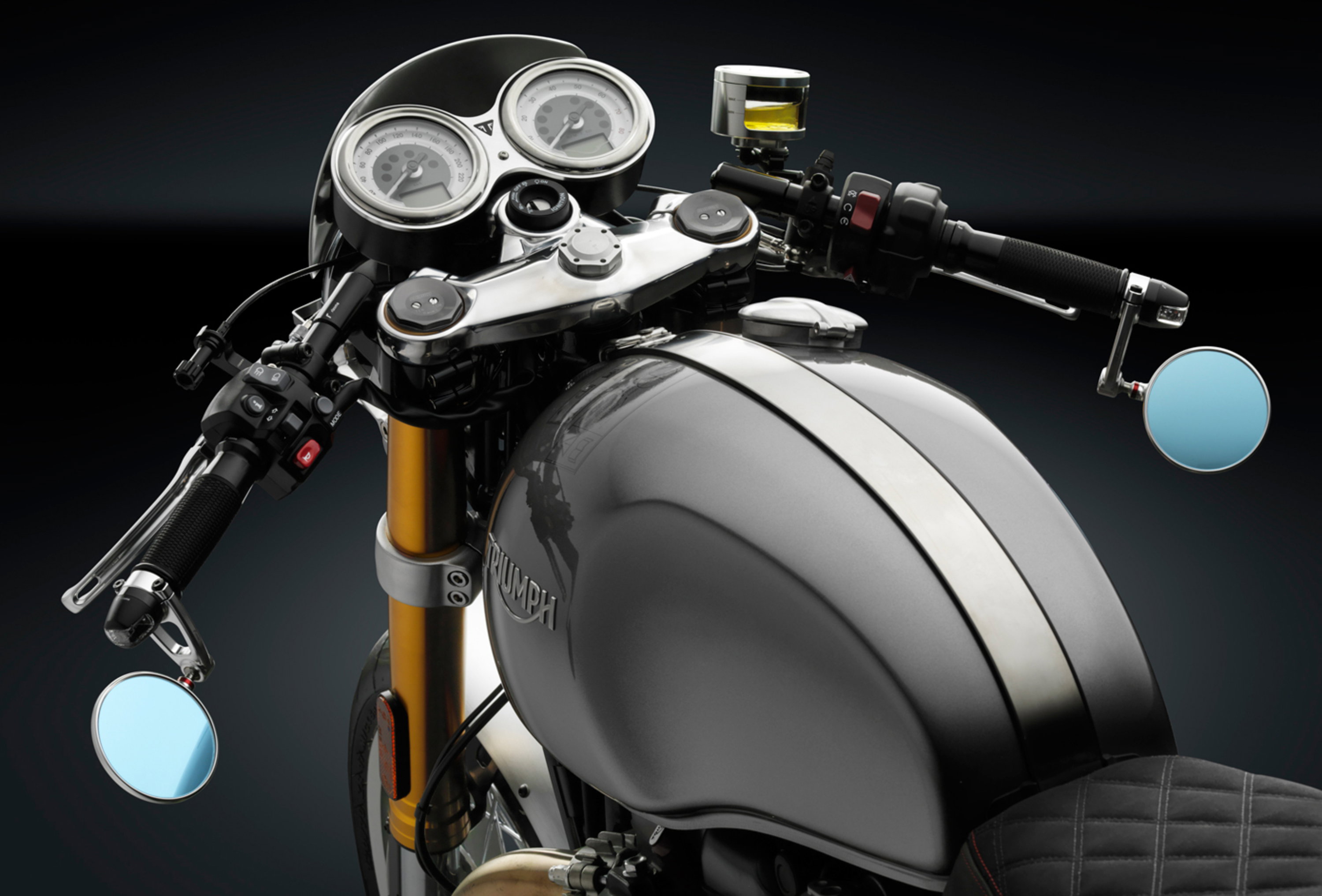 Specchietti Moto 360° Con Doppia Sfera – Omologati E, Attacco 22mm E Filettatura M8/M10, Per Moto E ATV