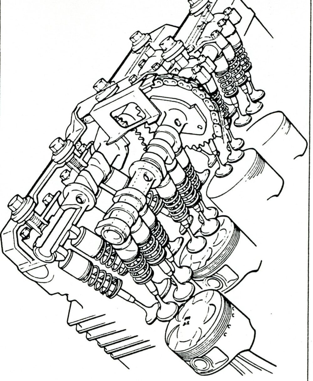Grande sostenitrice delle cinque valvole per cilindro &egrave; stata per lungo tempo la Yamaha, che ha lanciato questa soluzione nel 1984 quando ha presentato la FZ 750