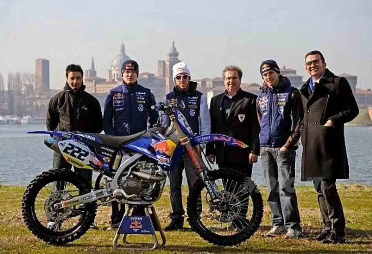 26°Airoh Mantova Starcross, presentazione con Cairoli e gli assi Red Bull Yamaha De Carli