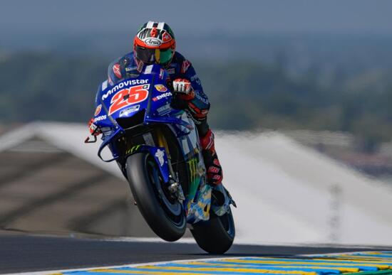 MotoGP 2018. Vinales chiude in testa le FP3 a Le Mans