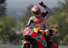 MotoGP 2018. Marquez primo nel warm up di Francia