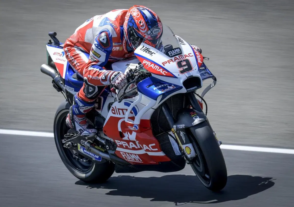 MotoGP 2018. Petrucci: "Meglio secondo che andare nella sabbia"